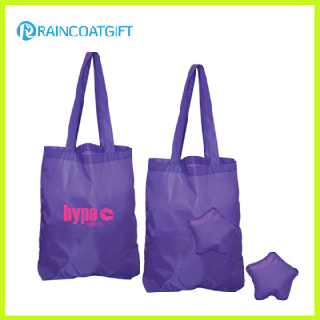 Promotional Foldable Polyester Advertising Tote Bag